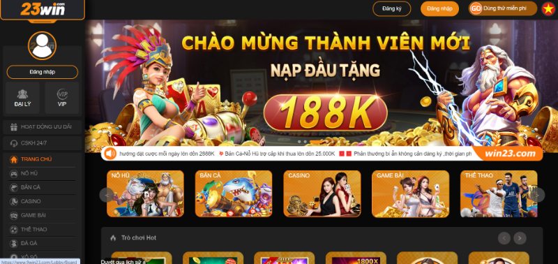23Win - Thương hiệu nhà cái dẫn đầu xu hướng cá cược 1 23Win Là Một Nền Tảng Cá Cược Trực Tuyến Nổi Bật Tại Châu Á