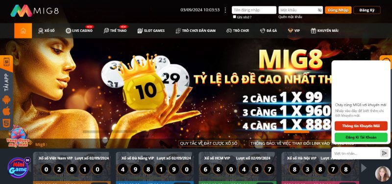 MIG8 - Nhà cái độc quyền cá cược hấp dẫn cho bet thủ 1 Nhà Cái Mig8 Chào Đón Mọi Người Chơi