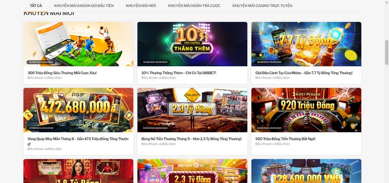 Khuyến mãi 188Bet - Cập nhật ưu đãi HOT đang diễn ra tại 188Bet 3 Lưu Ý Khi Nhận Và Sử Dụng Các Khuyến Mãi 188Bet Cho Người Mới