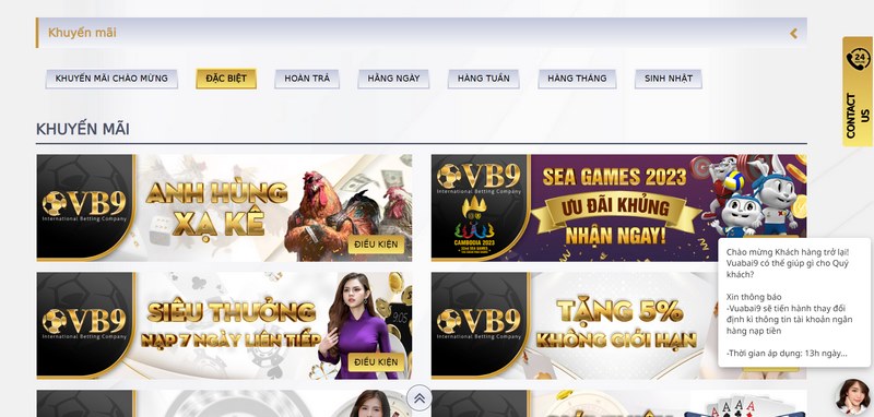 Cập nhật các chương trình khuyến mãi Vuabai9 mới nhất 3 Những Lưu Ý Cho Anh Em Khi Nhận Khuyến Mãi